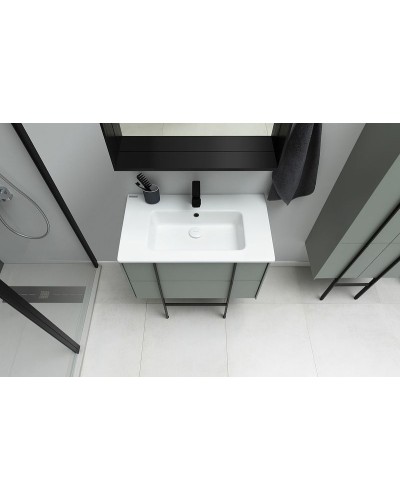 Тумба под раковину Allen Brau Reality 100 1.32007.CGM подвесная Олива матовая