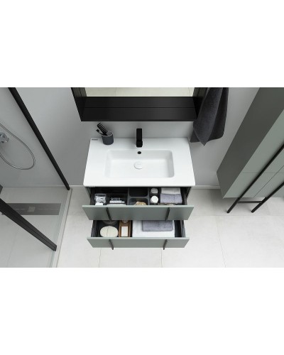 Тумба под раковину Allen Brau Reality 100 1.32007.CGM подвесная Олива матовая