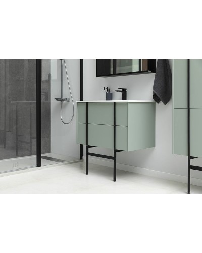 Тумба под раковину Allen Brau Reality 100 1.32007.CGM подвесная Олива матовая