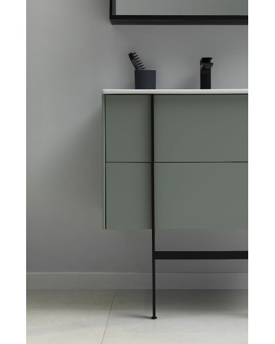 Тумба под раковину Allen Brau Reality 100 1.32007.CGM подвесная Олива матовая