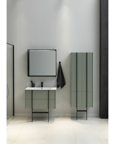 Тумба под раковину Allen Brau Reality 100 1.32007.CGM подвесная Олива матовая