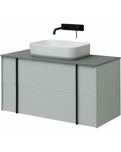 Тумба под раковину Allen Brau Reality 100 1.32007.PWM подвесная Папирус матовый