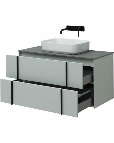 Тумба под раковину Allen Brau Reality 100 1.32007.PWM подвесная Папирус матовый