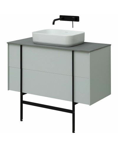 Тумба под раковину Allen Brau Reality 100 1.32007.PWM подвесная Папирус матовый