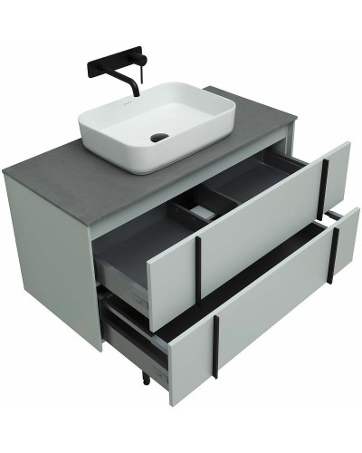 Тумба под раковину Allen Brau Reality 100 1.32007.PWM подвесная Папирус матовый