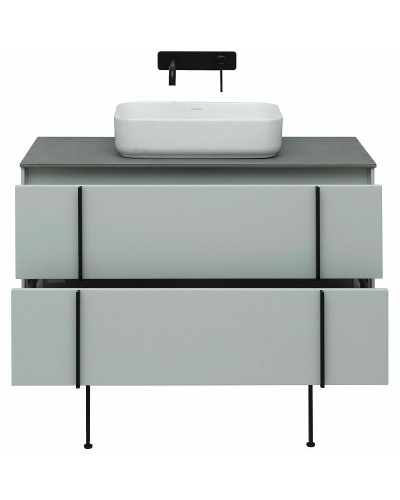 Тумба под раковину Allen Brau Reality 100 1.32007.PWM подвесная Папирус матовый