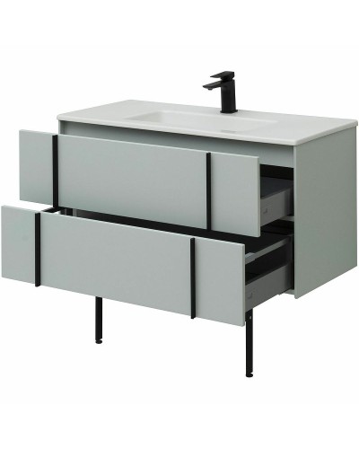 Тумба под раковину Allen Brau Reality 100 1.32007.PWM подвесная Папирус матовый