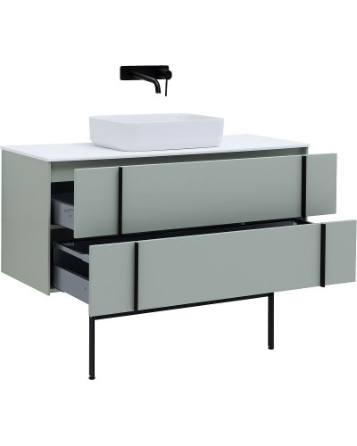 Тумба под раковину Allen Brau Reality 120 1.32008.PWM подвесная Папирус матовый