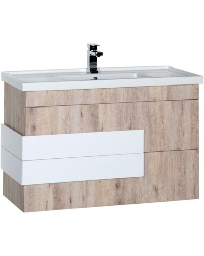 Тумба под раковину Aquanet Мадейра 100 183072 подвесная Дуб кантри