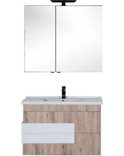 Тумба под раковину Aquanet Мадейра 100 183072 подвесная Дуб кантри