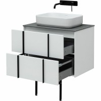 Тумба под раковину Allen Brau Reality 70 1.32004.WM подвесная Белая матовая