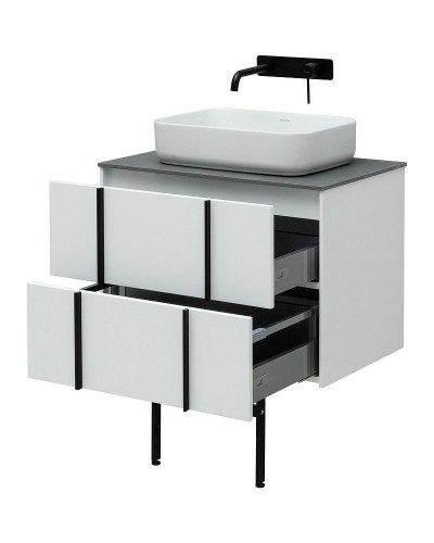 Тумба под раковину Allen Brau Reality 70 1.32004.WM подвесная Белая матовая