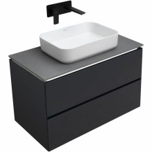 Тумба под раковину Allen Brau Infinity 85 1.21001.AM подвесная Антрацит матовый