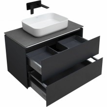 Тумба под раковину Allen Brau Infinity 85 1.21001.AM подвесная Антрацит матовый