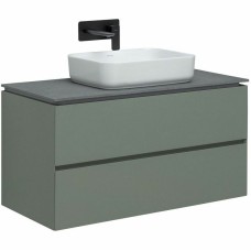 Тумба под раковину Allen Brau Infinity 100 1.21003.CGM подвесная Олива матовая