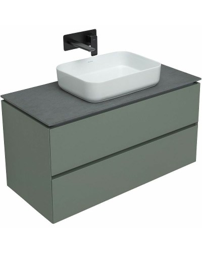 Тумба под раковину Allen Brau Infinity 100 1.21003.CGM подвесная Олива матовая
