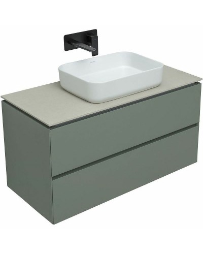 Тумба под раковину Allen Brau Infinity 100 1.21003.CGM подвесная Олива матовая