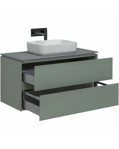 Тумба под раковину Allen Brau Infinity 100 1.21003.CGM подвесная Олива матовая