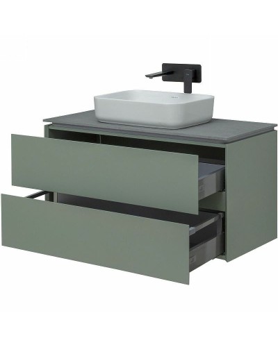 Тумба под раковину Allen Brau Infinity 100 1.21003.CGM подвесная Олива матовая