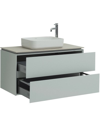 Тумба под раковину Allen Brau Infinity 100 1.21003.PWM подвесная Папирус матовый