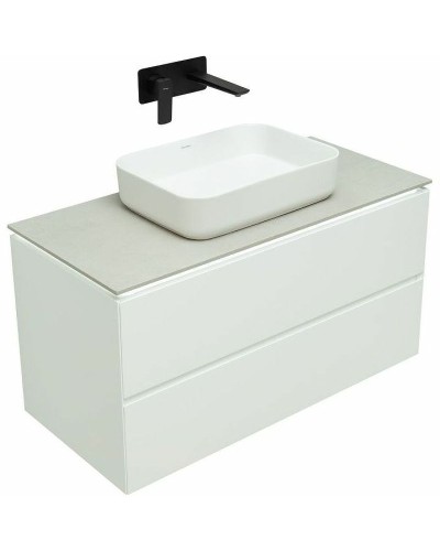 Тумба под раковину Allen Brau Infinity 100 1.21003.WM подвесная Белая матовая