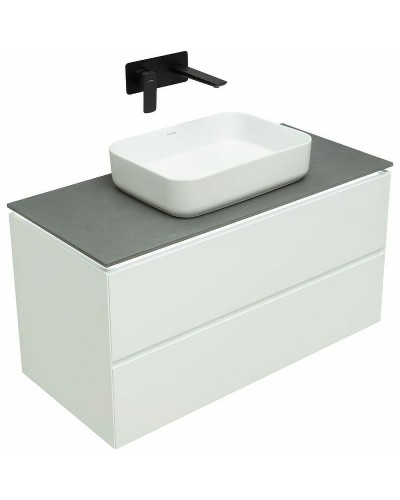Тумба под раковину Allen Brau Infinity 100 1.21003.WM подвесная Белая матовая