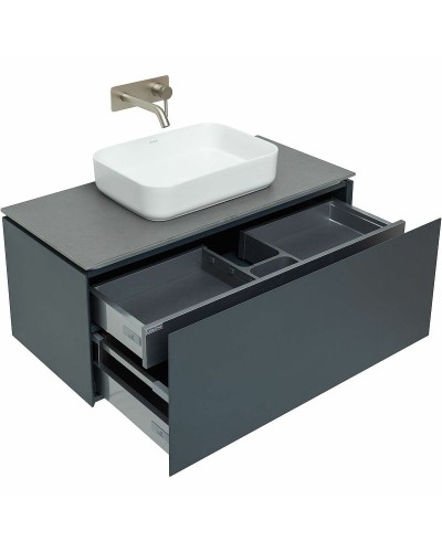 Тумба под раковину Allen Brau Infinity 100 1.21004.AM подвесная Антрацит матовый