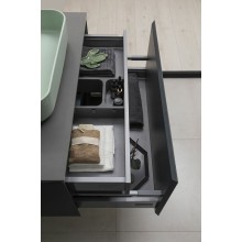 Тумба под раковину Allen Brau Infinity 100 1.21004.AM подвесная Антрацит матовый