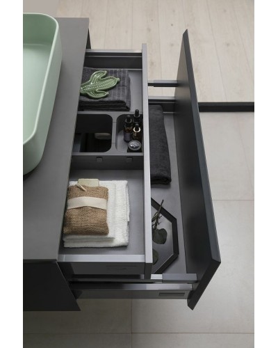 Тумба под раковину Allen Brau Infinity 100 1.21004.AM подвесная Антрацит матовый