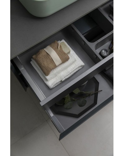 Тумба под раковину Allen Brau Infinity 100 1.21004.AM подвесная Антрацит матовый