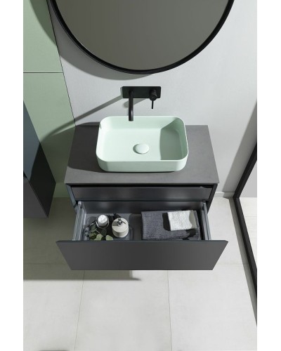 Тумба под раковину Allen Brau Infinity 100 1.21004.AM подвесная Антрацит матовый