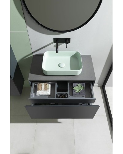 Тумба под раковину Allen Brau Infinity 100 1.21004.AM подвесная Антрацит матовый