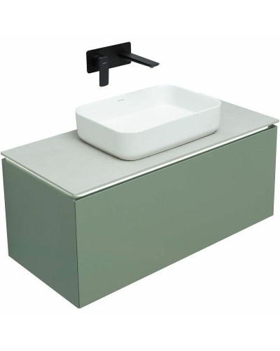 Тумба под раковину Allen Brau Infinity 100 1.21004.CGM подвесная Олива матовая
