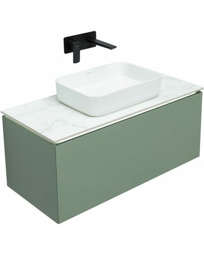 Тумба под раковину Allen Brau Infinity 100 1.21004.CGM подвесная Олива матовая
