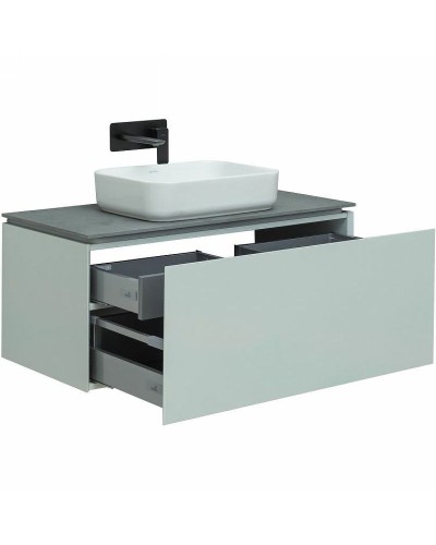 Тумба под раковину Allen Brau Infinity 100 1.21004.PWM подвесная Папирус матовый