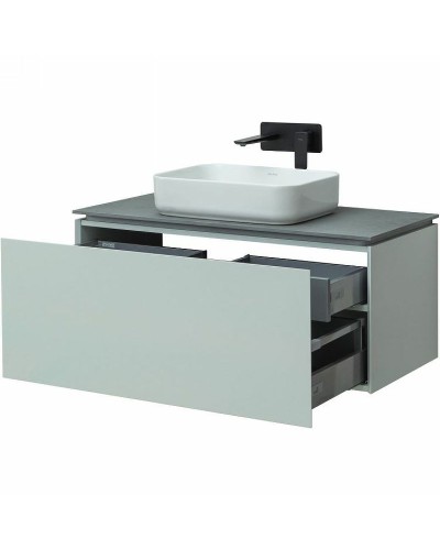 Тумба под раковину Allen Brau Infinity 100 1.21004.PWM подвесная Папирус матовый