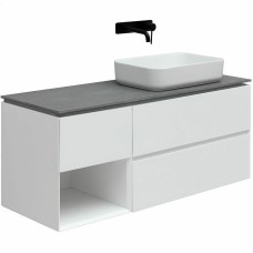 Тумба под раковину Allen Brau Infinity 120 R 1.21007.WM подвесная Белая матовая