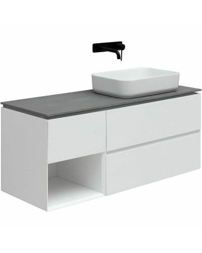 Тумба под раковину Allen Brau Infinity 120 R 1.21007.WM подвесная Белая матовая