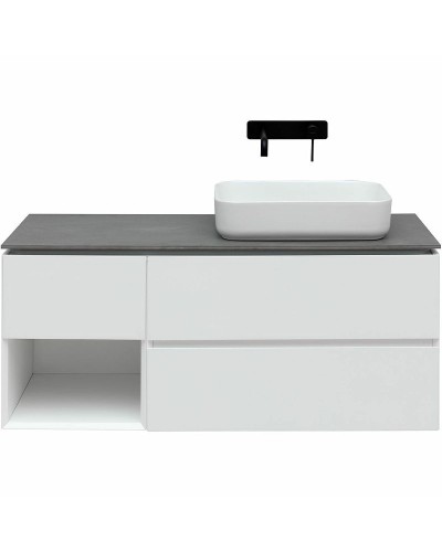 Тумба под раковину Allen Brau Infinity 120 R 1.21007.WM подвесная Белая матовая