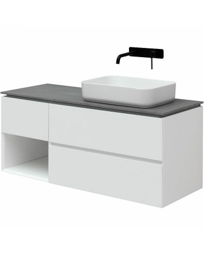 Тумба под раковину Allen Brau Infinity 120 R 1.21007.WM подвесная Белая матовая
