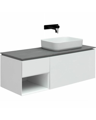 Тумба под раковину Allen Brau Infinity 120 R 1.21008.WM подвесная Белая матовая