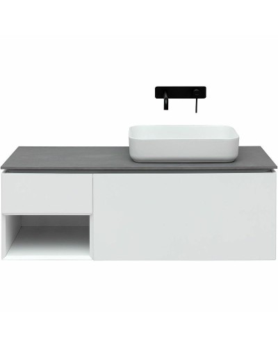 Тумба под раковину Allen Brau Infinity 120 R 1.21008.WM подвесная Белая матовая