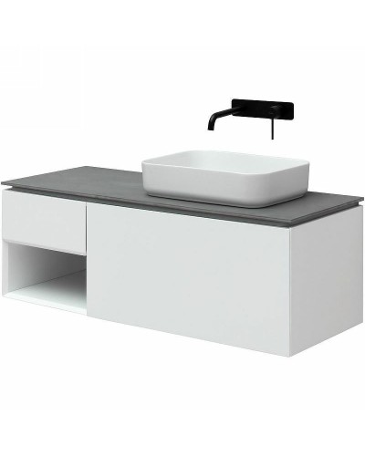 Тумба под раковину Allen Brau Infinity 120 R 1.21008.WM подвесная Белая матовая