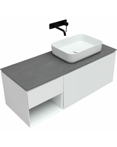 Тумба под раковину Allen Brau Infinity 120 R 1.21008.WM подвесная Белая матовая