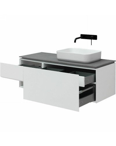 Тумба под раковину Allen Brau Infinity 120 R 1.21008.WM подвесная Белая матовая