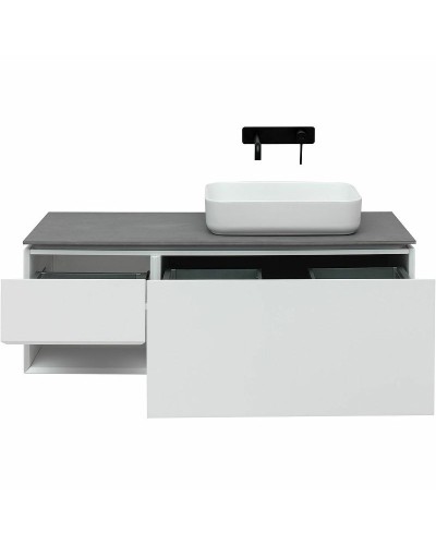 Тумба под раковину Allen Brau Infinity 120 R 1.21008.WM подвесная Белая матовая