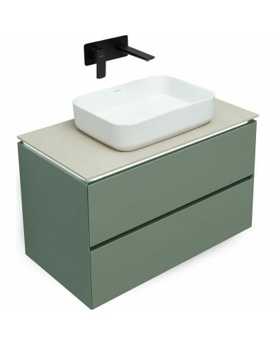 Тумба под раковину Allen Brau Infinity 85 1.21001.CGM подвесная Олива матовая