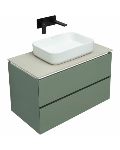 Тумба под раковину Allen Brau Infinity 85 1.21001.CGM подвесная Олива матовая