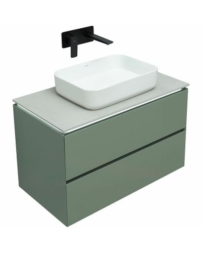 Тумба под раковину Allen Brau Infinity 85 1.21001.CGM подвесная Олива матовая