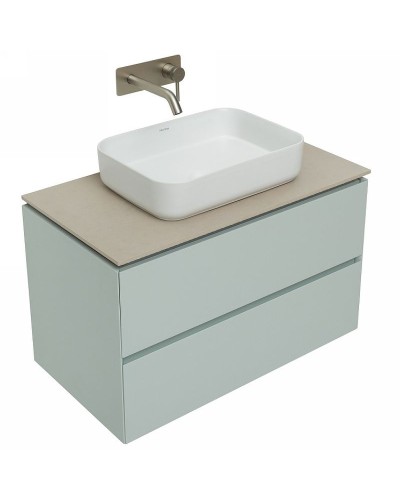 Тумба под раковину Allen Brau Infinity 85 1.21001.PWM подвесная Папирус матовый